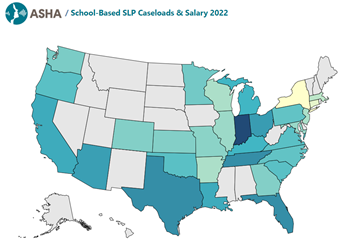 State caseload and salary map