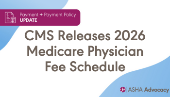 2026 Medicare Physician Fee Schedule Released