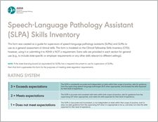 SLPA Skills Inventory