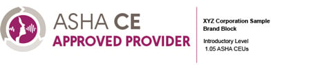 CE Provider Brand Block