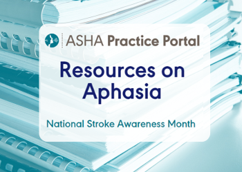 ASHA Practice Portal Resources on Aphasia