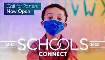 News: Call for Posters Now Open for ASHA Schools Connect