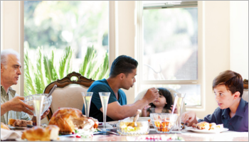 Guidance for Families on Holiday Feeding, Communication, and Noise Challenges