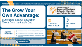 Register for the NCPSSERS 'Grow Your Own Advantage' webinar